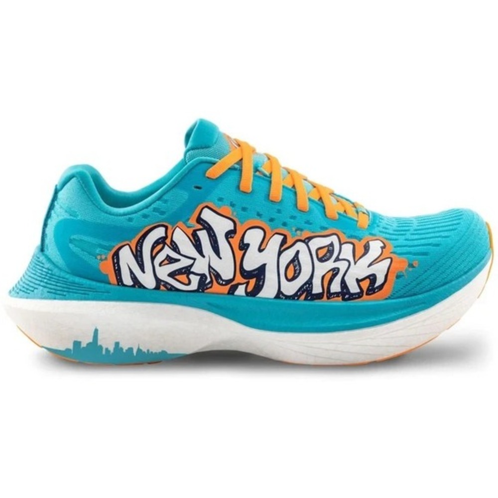 Topo Athletic Specter 2 NYC Womens Sz 6.5 Marathon Running Shoes Blue NEW